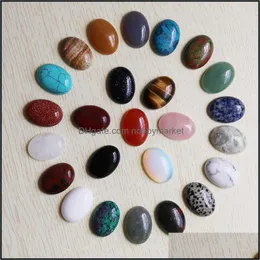 Stone Loose Beads Jewelry Wholesale 18Mm*25Mm High Quality Natural Oval Cab Cabochon Teardrop Diy Making Ring Drop Delivery 2021 Tuqf5