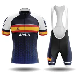 Neue Spanien Radfahren Jersey 2024 Pro Team Radfahren Kleidung Sommer kurzarm MTB Radfahren Shirts Männer Bike Jersey Ropa de ciclismo