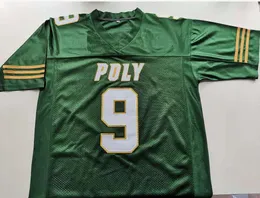 rare Football Jersey Men Youth women Vintage Poly LBC 9 JuJu Smith-Schuster High School JERSEYS Size S-5XL custom any name or number