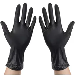 قفازات يمكن التخلص منها 100pcs Latex خالية من المسحوق خالية من المسحوق الوشم المرن المرن Guantes nitrilo