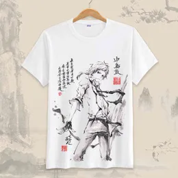 Anime Bungou Stray Dogs T Shirt Chuuya Nakahara T-shirt Kortärmad Tee Te Shirt Män Kvinnor T-shirt G1222