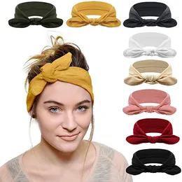 Frauen weiche Kaninchenohre Haarband Haare Zubehör Waschgesicht Stirnband Kosmetik Breite Brimmdurchschnittsstirnbänder Haare Ornamente für Mädchen Zyy1058