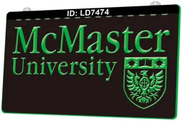 LD7474 McMaster University 3D Gravur LED-Lichtzeichen Großhandel Einzelhandel