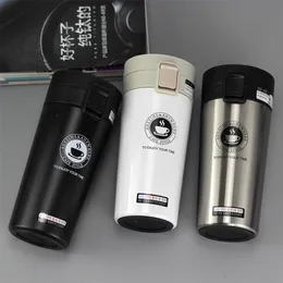 Premium Travel Kubek Kubek Ze Stali Nierdzewnej Termos Tumbler Cups Flask Flask Thermo ThermoCup 210809