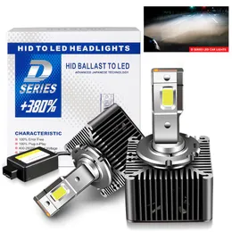 Bilens strålkastare 2PCS 70W CANBUS LIGHT D1S D4S D2S LED-strålkastare 32000LM D3S D1R D2R D3R D4R D5S D8S BULB KIT För att ersätta HID-konverteringslampor