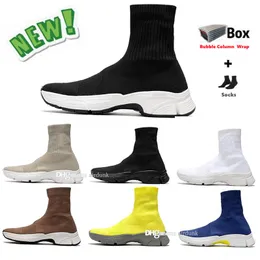 Sock 3.0 Casual Shoes Men Men Women Treaker Trener Walking Paris Lady Triple Blay Biały żółte niebieskie skarpetki sportowe buty na platformę Sneakers 36-45