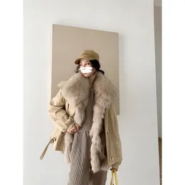 Kvinnors Fur Faux FXFurs Fashion One-Coat Tre-Wear Removable Parka 2021 Kortfodral Korthöjdsrock för kvinnor