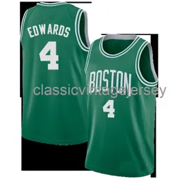 Anpassade Carsen Edwards #4 Men's Swingman Jersey Sömde Herr Women Youth XS-6XL baskettröjor