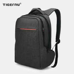 Zaino Moda Uomo Tigernu Marchio Business per notebook da viaggio Borse per laptop da 15,6 pollici Antifurto Maschio Mochila Teens