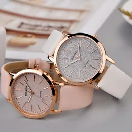 Zegarek Montre femme luksusowy moda damski zegarek skórzane kobiety żeńskie zegarki kobiet marka kwarcowa nadgarstka Orologio Donna