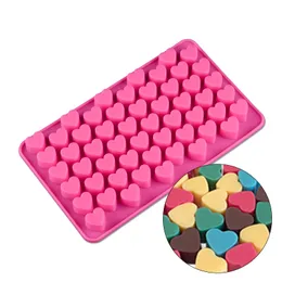 55 Diamond Love Heart Dessert Silicone Cake Mold Art Mold Mousse for Baking Handmade Gift Decoration Dh5800