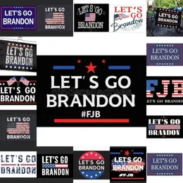 스톡 Go Brandon Banner Flag 90 * 150cm 야외 실내 작은 정원 플래그 단일 스티치 - 폴리 에스테르 XU