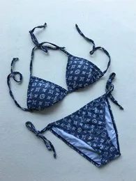 2022 Dam Sexig Bikinis Set Baddräkter Sommar Märke Baddräkt Badkläder 6 färger Bandage Designer Baddräkt Strandkläder