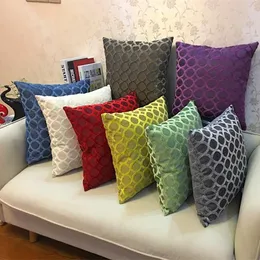 Travesseiro quadrado de veludo cobre moda engrossar soft throw almofada sofá cadeira almofada casa decorativa fronha