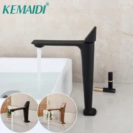 Banyo lavabo muslukları kemaidi gül altın güverte monte katı pirinç mikser musluk mat siyah yıkama havzası musluk buhar spout1