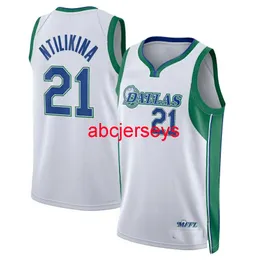 Фрэнк Нтиликина #21 Swingman Jersey Emelcodery Basketball Jersey XS-5XL 6xl