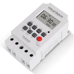 Timers 30pcs AC 220V DC 12V Second Setting Digital Timer Switch 24hr 7 Days Weekly Programmable Time Relay Voltage Output High Load