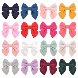 Neonate Barrettes Grandi clip per arco Forcine per principessa Clip carina Fermacapelli per bambini Sicurezza Bowknot Clipper Accessori per capelli per bambini YL436