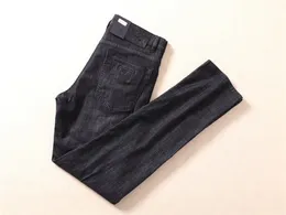 Bolsos de diseñador Luxurys Jeans para hombre Diseño delgado Denim Elasticidad Pantalón vintage Moda Pantalones de pierna delgada Pantalones casuales de negocios Tamaño W28-W40