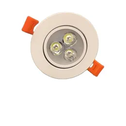 Lampy sufitowe Abajur LED Spotlight Teto Style 10 sztuk 3 * 1W Down Light AC95-265V Oświetlenie, z wysoką jasnością, Sp