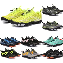 2021 Four Seasons Five Fingers Sports shoes Mountaineering Net Extreme Simple Running, Cycling, Hiking, green pink black Rock Climbing 35-45 color106