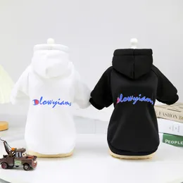 2021 New Pet Hoodie Cachorrinho Roupas De Cães Abstres Abstrata Duas Pernas Roupas de Algodão Colete Colete para pequenos cães médios