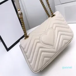 Lüks Kadın Zincir Omuz Çantaları Lady Moda Hakiki Deri Crossbody Çanta Kadın Ünlü Tasarımcı Çanta Çanta 3 Boyutu Gerçek Deri 5666