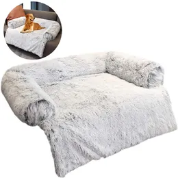 Nieuwe zachte pluche honden mat sofa kalmerende bed ultrabont wasbaar pad deken s kussen meubels cover protector huisdier H0929