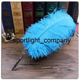 Feather Signature pen with stand