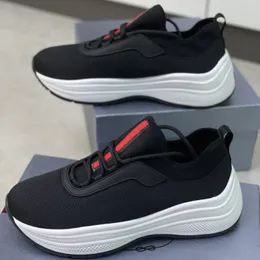 Projektant męskie trampki Toblach techniczne buty z tkaniny gumowe dno platforma biegacz trener czarne białe 7 kolorów odkryte obuwie z pudełkiem 295