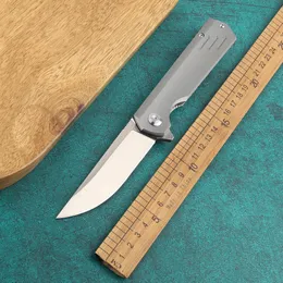 Coltello pieghevole Fast M390, rondella con cuscinetto a sfera TC4, manico in titanio, attrezzo da campeggio, attrezzatura da esterno, collezioni regalo