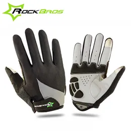 ROCKBROS Bicycle Bicicleta Cycling Touch Screen Gloves Breathable Non-Slip Bike Cycle Full Finger Ciclismo Luvas For Smartphone H1022