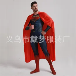 DC Sureduce Alliance Superman Steel Body Body 2 цельные колготки Cosplay Costume X Целевая группа Zentai