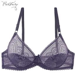 Parifairy fransk stil spets bras för kvinnor underkläder underwire bralette b c liten kopp sexig brassiere kvinnlig intimerar underkläder 211110