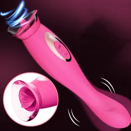 Adult Vibrator Pussy Licking Vibration Massager G Spot Clitoris Stimulator Massage Stick Recharge Magic Wand Adult Masturbator Sex Toy Valentine Gift ZL0089