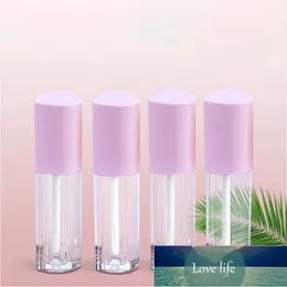 5ml Clear Heart Lip Gloss Tube Flaskor Tom Glaze Refillable Balm Container med Wand DIY Lipstick Makeup Tool