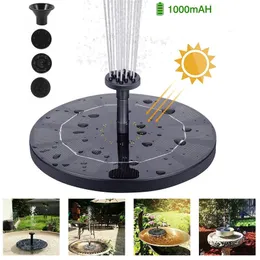 Solar Powered Water Fountain Pump Floating Bird Bath Garden Pond Vattenkit för trädgårdsdekorationer