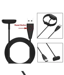 55cm 100cm Smartband USB Charging Cable Cord Dock Charger Adapter Charge Wire For Fitbit Luxe Wristband Smart Band Bracelet Accessories