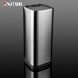 XITUO Tool holder knife Kitchen holder block Steel stand sooktops tube shelf multifunctional bar outdoor BBQ Knife Sets New HOT
