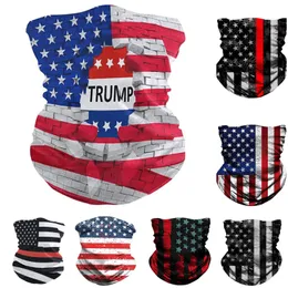 Dhl American Flag 3d Printing Digital Magic Scarves Multifunctional Headwear Turban Fashion Riding Collar Protective Mask