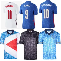 England Soccer Trikot 2021 2022 Men Special Kit Camiseta Kane Sterling Rashford Sancho World in Motion 21 22 1990 Retro Fußballhemd