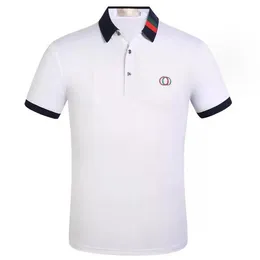 2022S Sommar 100% bomull Män Polo T-shirt EST Logo Skriv ut Fashion Clothing Shirt Trend Short Sleeve Tshirtm-3XL