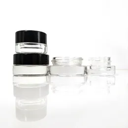 Dab Jar 3 ml 5 ml Antihaft-Wachsglasbehälter Dabber Trockenkräuterkonzentrat Cremebehälter Ecigs Zigarette Dickes Öl Kosmetikbox