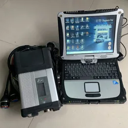 OBD2 Diagnostic Tool MB Star C5 z CF-19 Laptop dotykowy Zainstalowany 360GB SSD Soft-Ware V2021 dla SD Compact 5 Auto Scanner