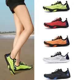 Açık Kamp Unisex Sneakers Yüzme Ayakkabıları Su Sporları Aqua Seaside Plaj Sörf Terlik Yukarı Işık Atletik Ayakkabı Y0714