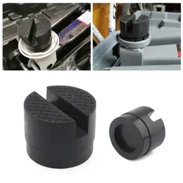 Golv Slitsad Car Gummi Jack Pad Frame Protector Adapter Jacking Disk Pad Tool för nypa Weld Side Lifting Disk Ny bil