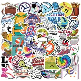 50 PCS Mixed Graffiti skateboard Stickers Ball Sports football basketball rugby For Car Laptop Fridge Helmet Pad Bicycle Bike Motorcycle PS4 book Guitar Pvc Decal