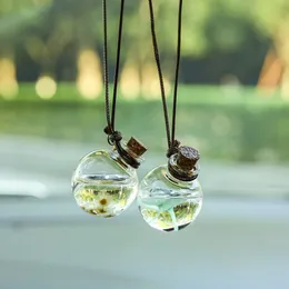 5ml Empty Cars Perfume Bottle Glass Bottles Car Hanging Air Freshener Ornament Pendant A217284