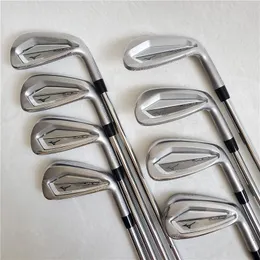 Yeni 8pcs Erkek Kulübü JPX 921 Golf Irons 4-9pg/8pcs R/S Flex Steel Mil Baş Kapak