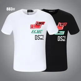 DSQ Padrão T-shirt D2 Phantom Turtle 2022SS New Mens Designer Camiseta Paris Moda Tshirts Verão Masculino Qualidade superior 100% algodão a9887